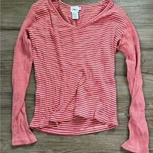 Women's Pink Striped Top